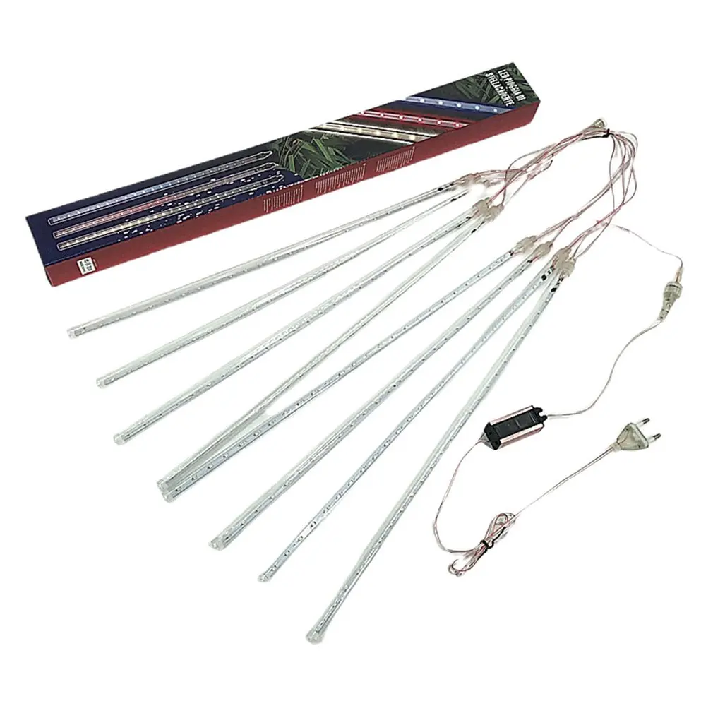 10 cm LED Meteor Shower Lamp Holiday Strip Light Outdoor Waterproof Fairy Lights For Garden Street New Year Christmas Decoration
10 cm LED Meteor Shower Lamp Holiday Strip Light Outdoor Waterproof Fairy Lights For Garden Street New Year Christmas Decoration