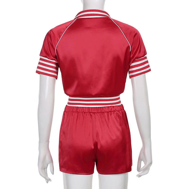 Rockmore Summer Two Piece Sets Short Sleeve Crop Top and Mini Shorts Women Sweet Casual Hollow out Tracksuits Y2K 2 Piece Suits
Rockmore Summer Two Piece Sets Short Sleeve Crop Top and Mini Shorts Women Sweet Casual Hollow out Tracksuits Y2K 2 Piece Suits