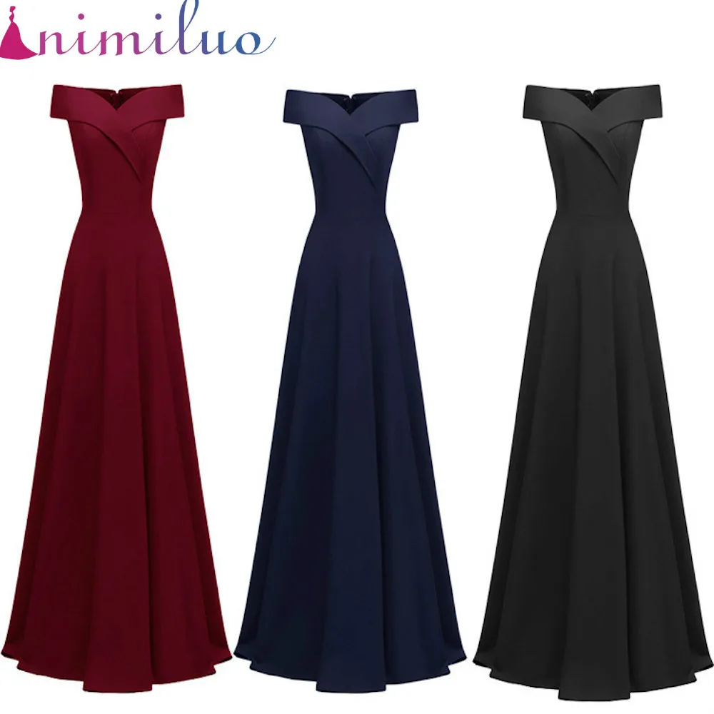 2020 New European and American V-neck off-Shoulder Slim-Fit Expansion Skirt Sexy Evening Dress
2020 New European and American V-neck off-Shoulder Slim-Fit Expansion Skirt Sexy Evening Dress