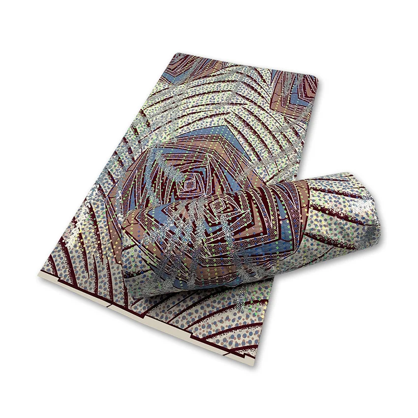 2021 African Sequins Cotton Wax Fabric Nigerian Real Printed Cloth Batik Ankara Material Patchwork Pagne Tissus 6Yards
2021 African Sequins Cotton Wax Fabric Nigerian Real Printed Cloth Batik Ankara Material Patchwork Pagne Tissus 6Yards