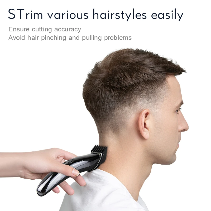USB Charging Professional Hair Clipper Men's Hair Styling Precision Hair Clipper With 4 Length Limit Combs Waterproof Blade 42D
USB Charging Professional Hair Clipper Men's Hair Styling Precision Hair Clipper With 4 Length Limit Combs Waterproof Blade 42D