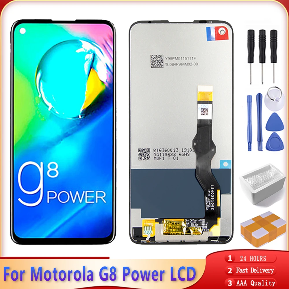 6 4 ''Оригинальный ЖК Экран для Motorola Moto G8 мощность XT 2041 1 дисплей дигитайзер