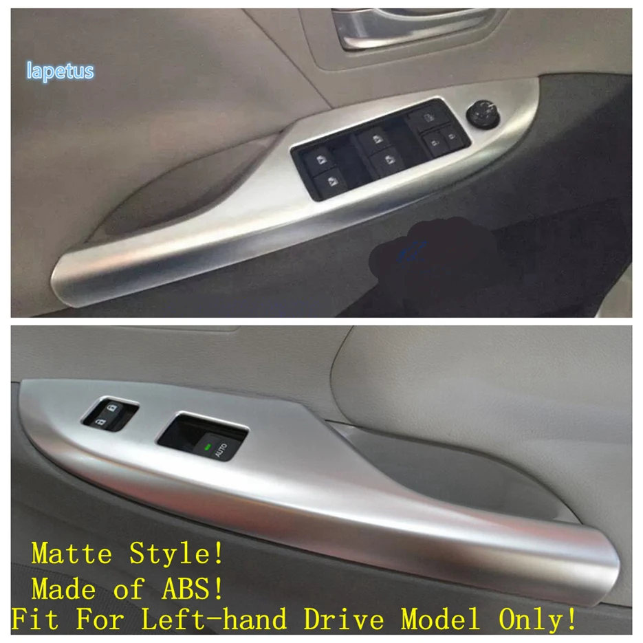 Armrest Window Glass Lift Button Panel Decoration Cover Trim For Toyota Sienna XL30 2011 - 2020 ABS Matte / Carbon Fiber Look
Armrest Window Glass Lift Button Panel Decoration Cover Trim For Toyota Sienna XL30 2011 - 2020 ABS Matte / Carbon Fiber Look