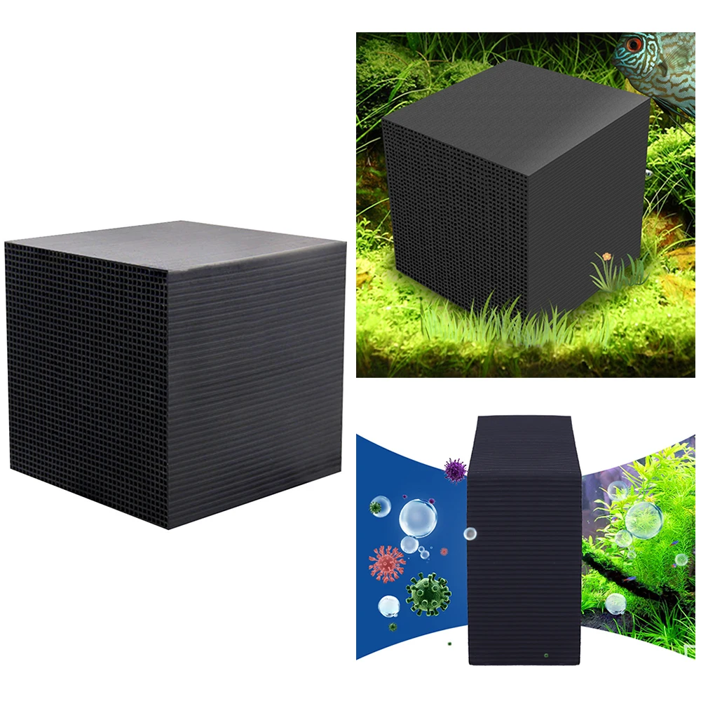 Activated Carbon Water Filter Eco-Aquarium Water Purifier Cube Honeycomb Ultra Strong Filtration Absorption Filter for aquarium
Activated Carbon Water Filter Eco-Aquarium Water Purifier Cube Honeycomb Ultra Strong Filtration Absorption Filter for aquarium