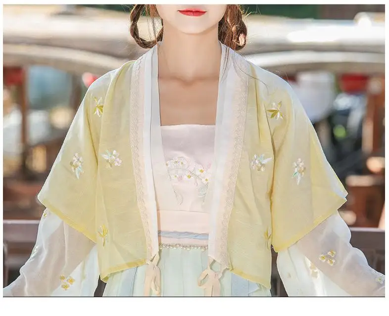Oriental Style Dance Clothing Women Ancient Hanfu Dress Folk Dance Costume Han Dynasty Princess Fairy Hanfu Dress Girl Cosplay
Oriental Style Dance Clothing Women Ancient Hanfu Dress Folk Dance Costume Han Dynasty Princess Fairy Hanfu Dress Girl Cosplay