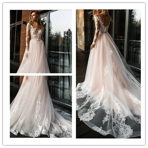 Muslim Wedding Dresses A-line Long Sleeves Tulle Appliques Lace Boho Dubai Arabic Wedding Gown Bridal Dress Vestido De Noiva
Muslim Wedding Dresses A-line Long Sleeves Tulle Appliques Lace Boho Dubai Arabic Wedding Gown Bridal Dress Vestido De Noiva
