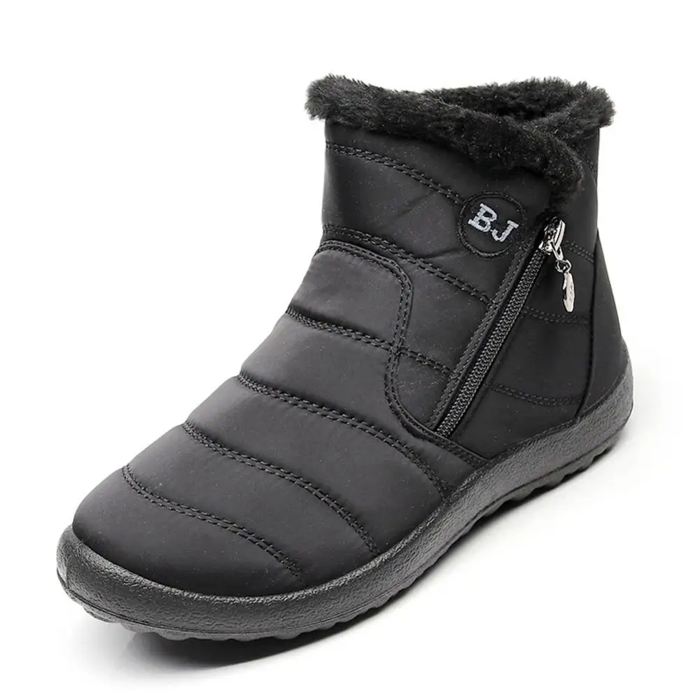 Women Warm Plush Shoes Soft Comfortable Ladies Shoes Waterproof Durable Femme Shoes Round Toe Zipper Women Boots
Women Warm Plush Shoes Soft Comfortable Ladies Shoes Waterproof Durable Femme Shoes Round Toe Zipper Women Boots