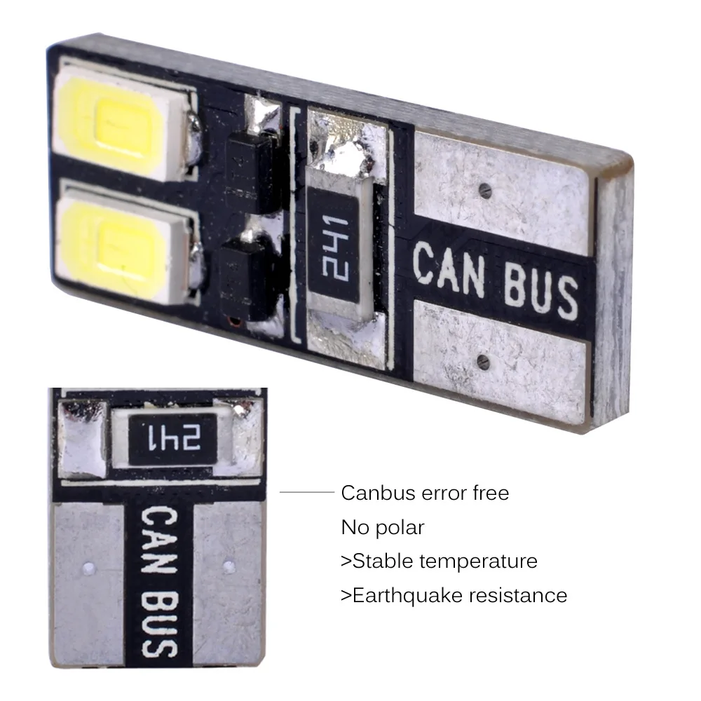 Car LED Light Decoding T10 Side Lamp T10 5630 4smd License Plate Lamp W5w5730 Small Lamp Led Lights for Car Clearance Sale Items
Car LED Light Decoding T10 Side Lamp T10 5630 4smd License Plate Lamp W5w5730 Small Lamp Led Lights for Car Clearance Sale Items