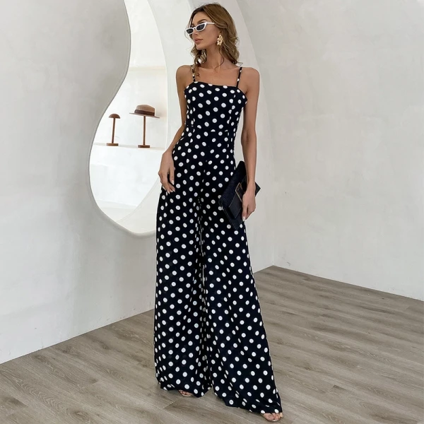 CY Fashion Black Wave Point Bodysuit Women Jumpsuit Elegant Party Nightclub Celebrity Sexy Beach Style Resort
CY Fashion Black Wave Point Bodysuit Women Jumpsuit Elegant Party Nightclub Celebrity Sexy Beach Style Resort