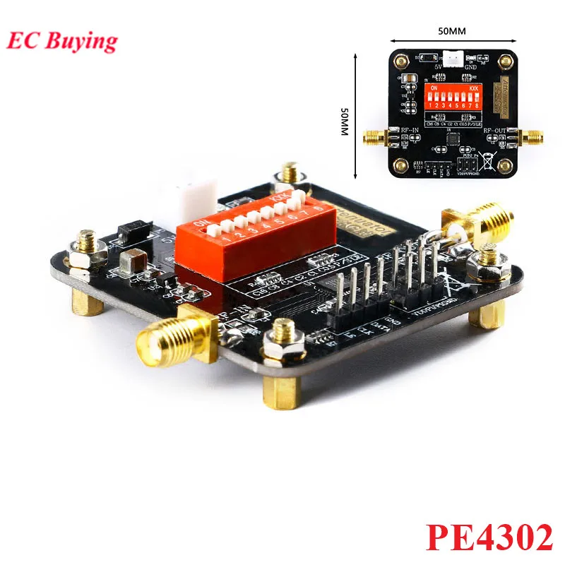 PE4302 Digital RF Attenuator Module Numerical Control Attenuator Board High Parallel Immediate Mode Attenuation DC-4000MHz
PE4302 Digital RF Attenuator Module Numerical Control Attenuator Board High Parallel Immediate Mode Attenuation DC-4000MHz