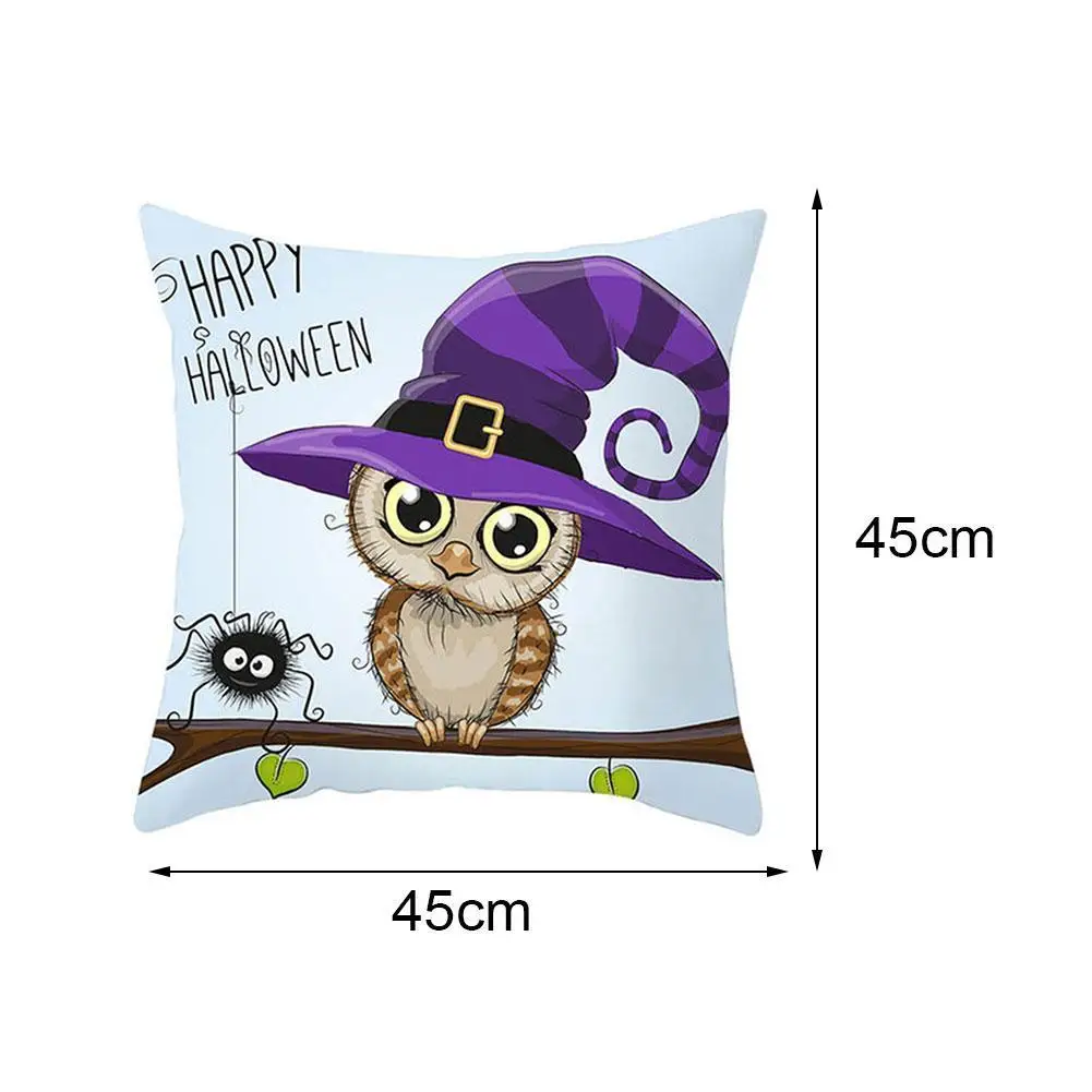 Halloween Pumpkin Owl Print Pillowcase Single-Sided Peach Skin Living Room Sofa Car Decoration Cushion Cover
Halloween Pumpkin Owl Print Pillowcase Single-Sided Peach Skin Living Room Sofa Car Decoration Cushion Cover