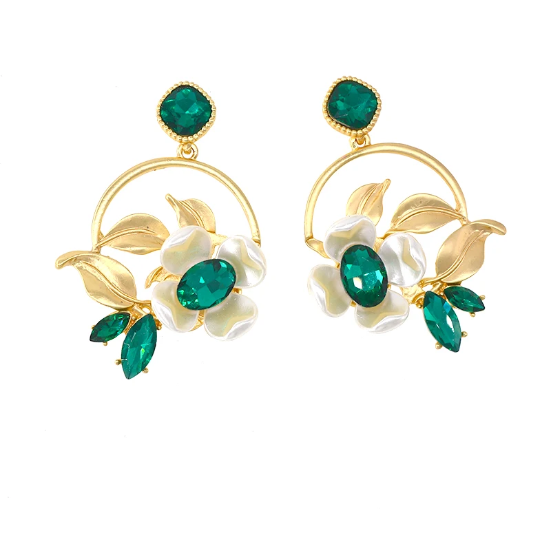 Классические винтажные зеленые стразы, серьги, юбилейные вечерние ювелирные изделия для женщин с золотым листом
Классические винтажные зеленые стразы, серьги, юбилейные вечерние ювелирные изделия для женщин с золотым листом