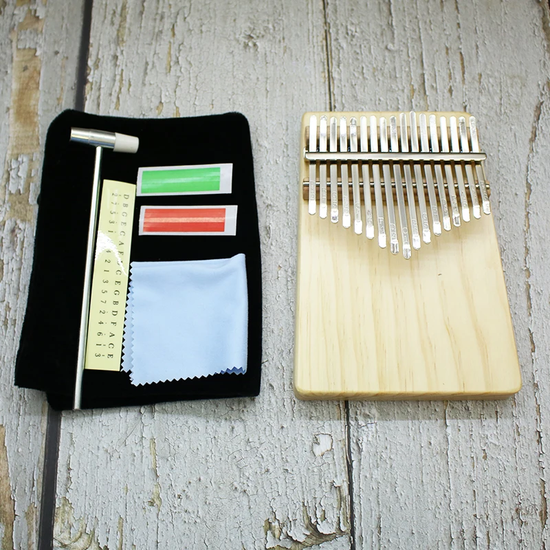 17 Keys Kalimba Thumb Piano Made By Single Board High-Quality Wood Body Musical Instrument Customized Your Logo
17 Keys Kalimba Thumb Piano Made By Single Board High-Quality Wood Body Musical Instrument Customized Your Logo