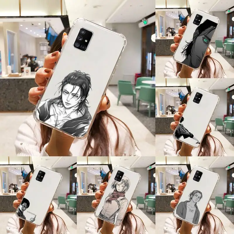 attack on Titan Phone Case Transparent For Samsung S 10 9 20 11 7 8 21 6 P Edge PLUS ULTRA 4G 5G 
attack on Titan Phone Case Transparent For Samsung S 10 9 20 11 7 8 21 6 P Edge PLUS ULTRA 4G 5G
