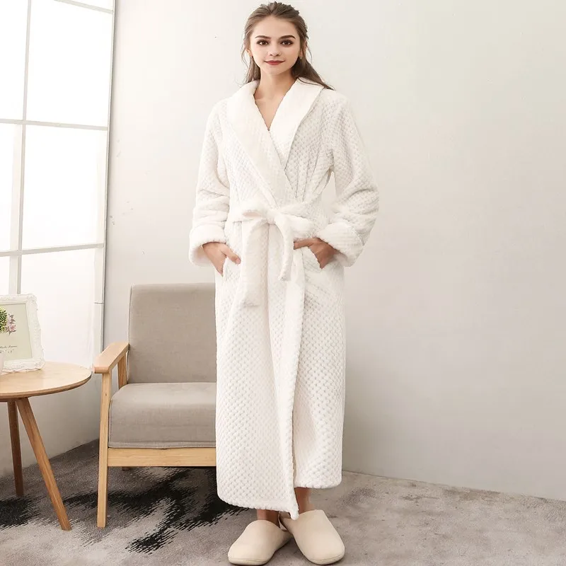 New Women's Bathrobe Autumn Winter Warm Homewear Terry Robe Solid Long Sleeve Thick Casual Dressing Gown Clothing For Sleeping
New Women's Bathrobe Autumn Winter Warm Homewear Terry Robe Solid Long Sleeve Thick Casual Dressing Gown Clothing For Sleeping