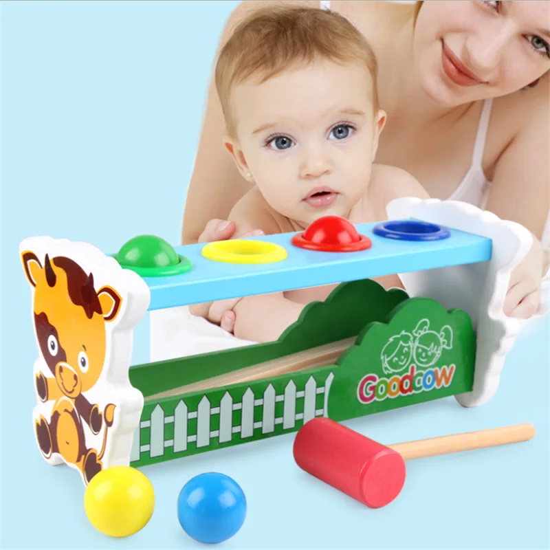 Baby Wooden toys colored Knocking pile platform educational toys for Children driving pile abutment Kids toy
Baby Wooden toys colored Knocking pile platform educational toys for Children driving pile abutment Kids toy
