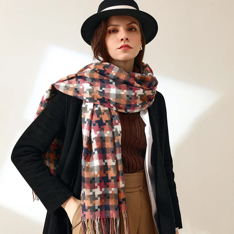 Women Bufanda Elegant Neckerchief Double-sided Imitation Cashmere Scarf New Thick Pashmina Foulard Scarves and Shawls Blanket
Women Bufanda Elegant Neckerchief Double-sided Imitation Cashmere Scarf New Thick Pashmina Foulard Scarves and Shawls Blanket