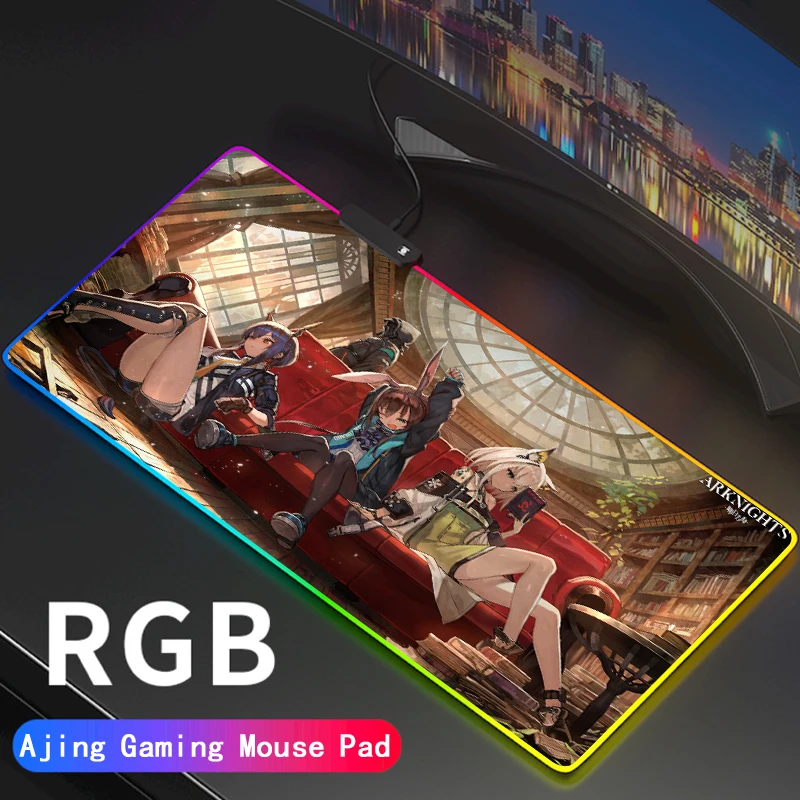 Игровой коврик для мыши Arknights с большой грудью для девочек, RGB-подсветка, компьютерный светодиодный геймерский большой коврик для мыши, USB дл...
Игровой коврик для мыши Arknights с большой грудью для девочек, RGB-подсветка, компьютерный светодиодный геймерский большой коврик для мыши, USB дл...