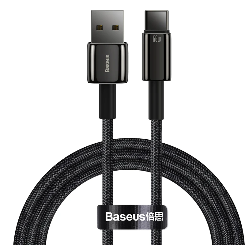 Baseus 6A USB Type C Cable 66W Super Fast Charging Charger For Huawei Mate 40 P40 Samsung 5A SCP FCP USBC Type-C Data Wire C
Baseus 6A USB Type C Cable 66W Super Fast Charging Charger For Huawei Mate 40 P40 Samsung 5A SCP FCP USBC Type-C Data Wire C