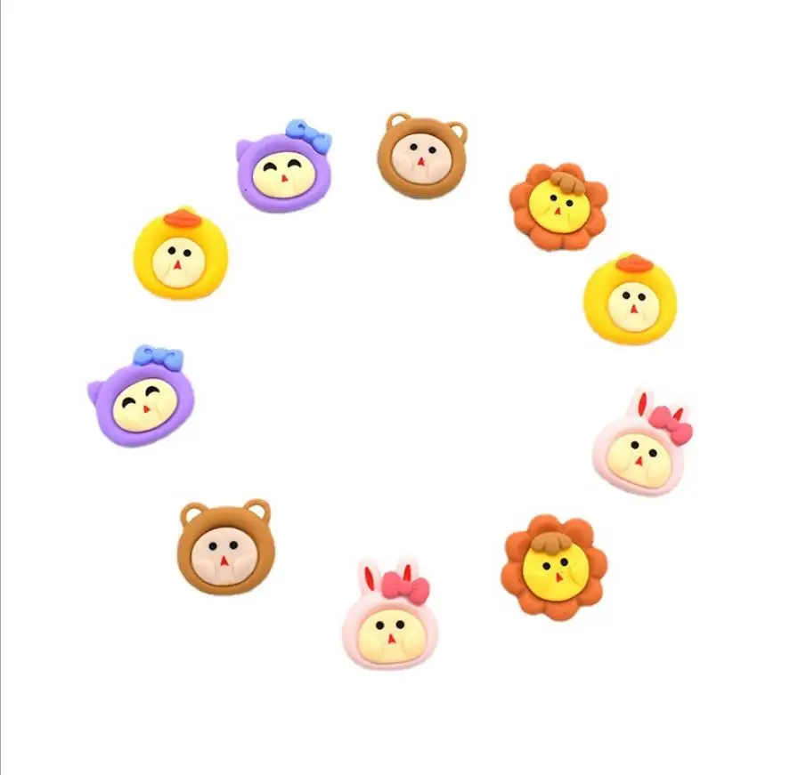Lovely New Animals Head Resin Charms Kawaii Rabbit Lion Bear Flatback DIY Scrapbooking For Jewelry Making Accessory 
Lovely New Animals Head Resin Charms Kawaii Rabbit Lion Bear Flatback DIY Scrapbooking For Jewelry Making Accessory