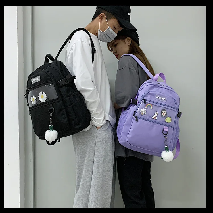 Daisy print double shoulder bag Japanese ins couple backpack original stay cool work clothes high school student bag
Daisy print double shoulder bag Japanese ins couple backpack original stay cool work clothes high school student bag