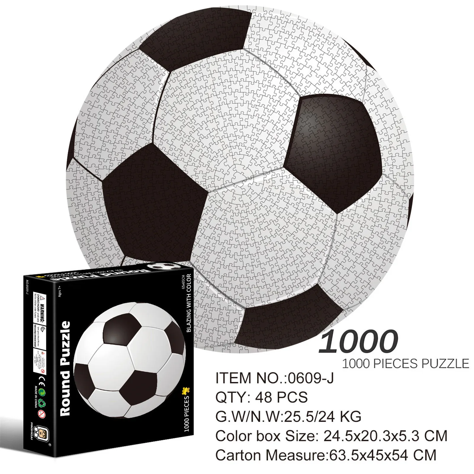 1000PCS Soccer Puzzle Cartoon Soccer Jigsaw DIY Assembly Soccer Crystal Model Toy Educational Toy For Kids Adults
1000PCS Soccer Puzzle Cartoon Soccer Jigsaw DIY Assembly Soccer Crystal Model Toy Educational Toy For Kids Adults