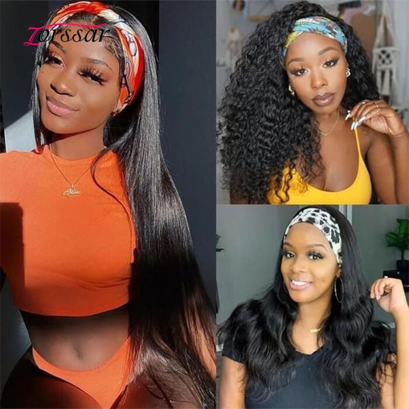 Water Wave Headband Wig Human Hair Wigs Brazilian Remy Hair Full Machine Made Wig For Black Women 180% Density Glueless Wig
Water Wave Headband Wig Human Hair Wigs Brazilian Remy Hair Full Machine Made Wig For Black Women 180% Density Glueless Wig