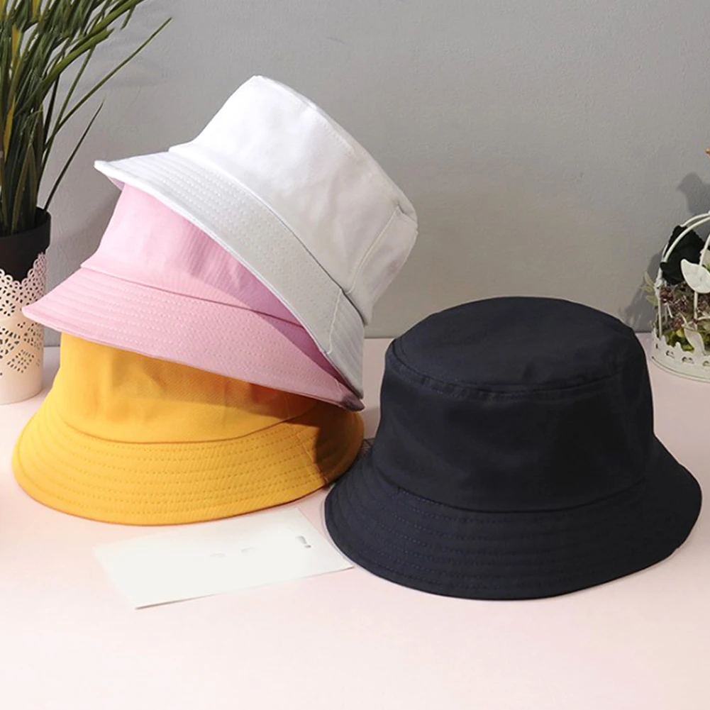 Summer Cotton Fisherman Hat Foldable Bucket Cap Unisex Outdoor Sunscreen Solid Color Shade Basin Hat Women Breathable Sun Cap
Summer Cotton Fisherman Hat Foldable Bucket Cap Unisex Outdoor Sunscreen Solid Color Shade Basin Hat Women Breathable Sun Cap