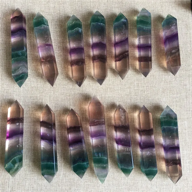 Natural coloured fluorite crystal point healing crystal obelisk feng shui chakra energy stones polished crystals send base
Natural coloured fluorite crystal point healing crystal obelisk feng shui chakra energy stones polished crystals send base