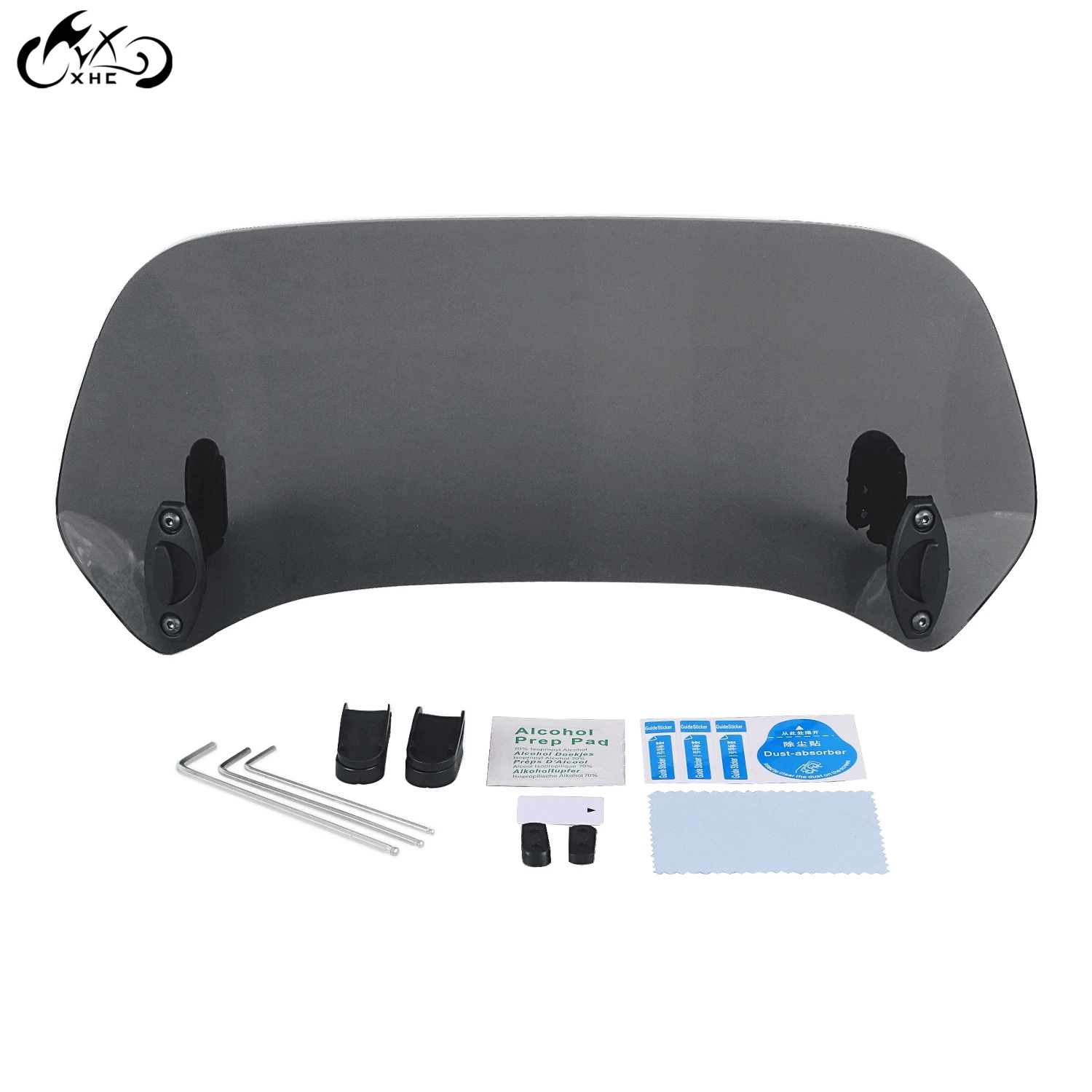 Регулируемый зажим для ветрового стекла мотоцикла дефлектор спойлера ДЛЯ Harley Dyna