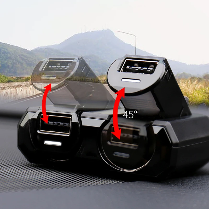 Dual USB Port 2 Way Auto Car Cigarette Lighter Socket Splitter Charger Fast Charging Folding Car Charger
Dual USB Port 2 Way Auto Car Cigarette Lighter Socket Splitter Charger Fast Charging Folding Car Charger