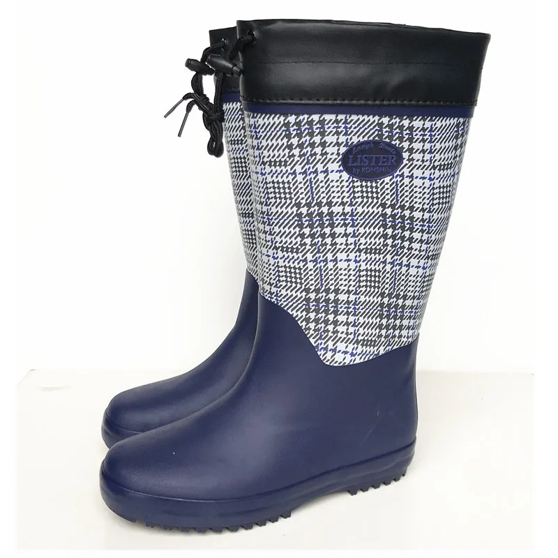 Women's Rain Boots High Barrel Rubber Rain Shoes Flat Heel Thick Soled Water Shoes Overshoes For Spring Autumn Winter 34-41
Women's Rain Boots High Barrel Rubber Rain Shoes Flat Heel Thick Soled Water Shoes Overshoes For Spring Autumn Winter 34-41