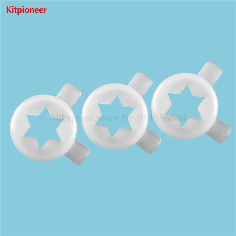 3Pcs Quality Ice Cream Machine Modelling Cap Six Star Shaped Moulding Caps Soft Service Output Heads Nozzle
3Pcs Quality Ice Cream Machine Modelling Cap Six Star Shaped Moulding Caps Soft Service Output Heads Nozzle