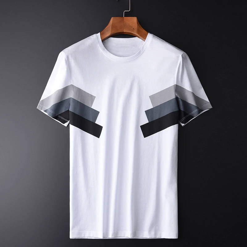 100% Cotton Men T-shirts Luxury Mercerization Fabric Geometry Printed Mens T-shirts Plus Size 3XL 4XL Slim Fit Man Tee
100% Cotton Men T-shirts Luxury Mercerization Fabric Geometry Printed Mens T-shirts Plus Size 3XL 4XL Slim Fit Man Tee