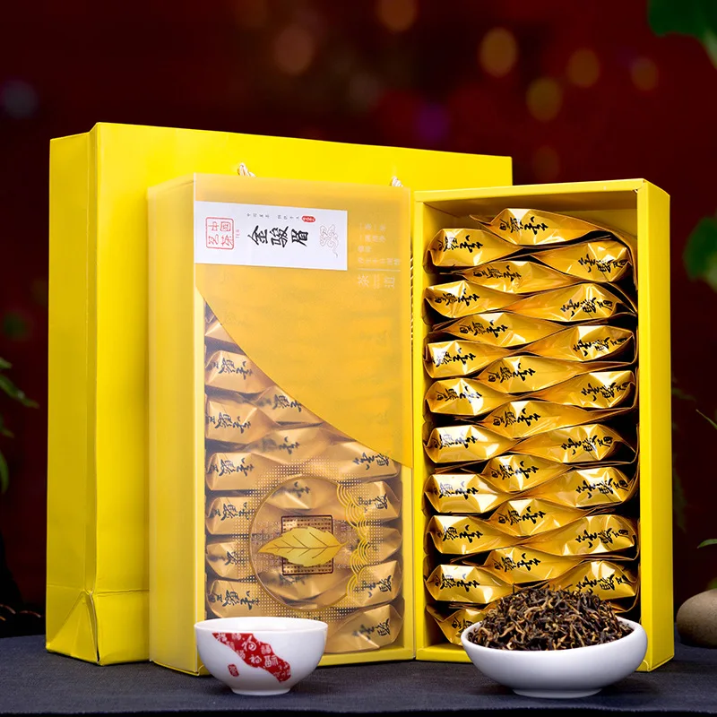 Wuyishan black Tea with Honey Leaf Flavor Jin Jun Mei Gift Box Chinese famous tea
Wuyishan black Tea with Honey Leaf Flavor Jin Jun Mei Gift Box Chinese famous tea