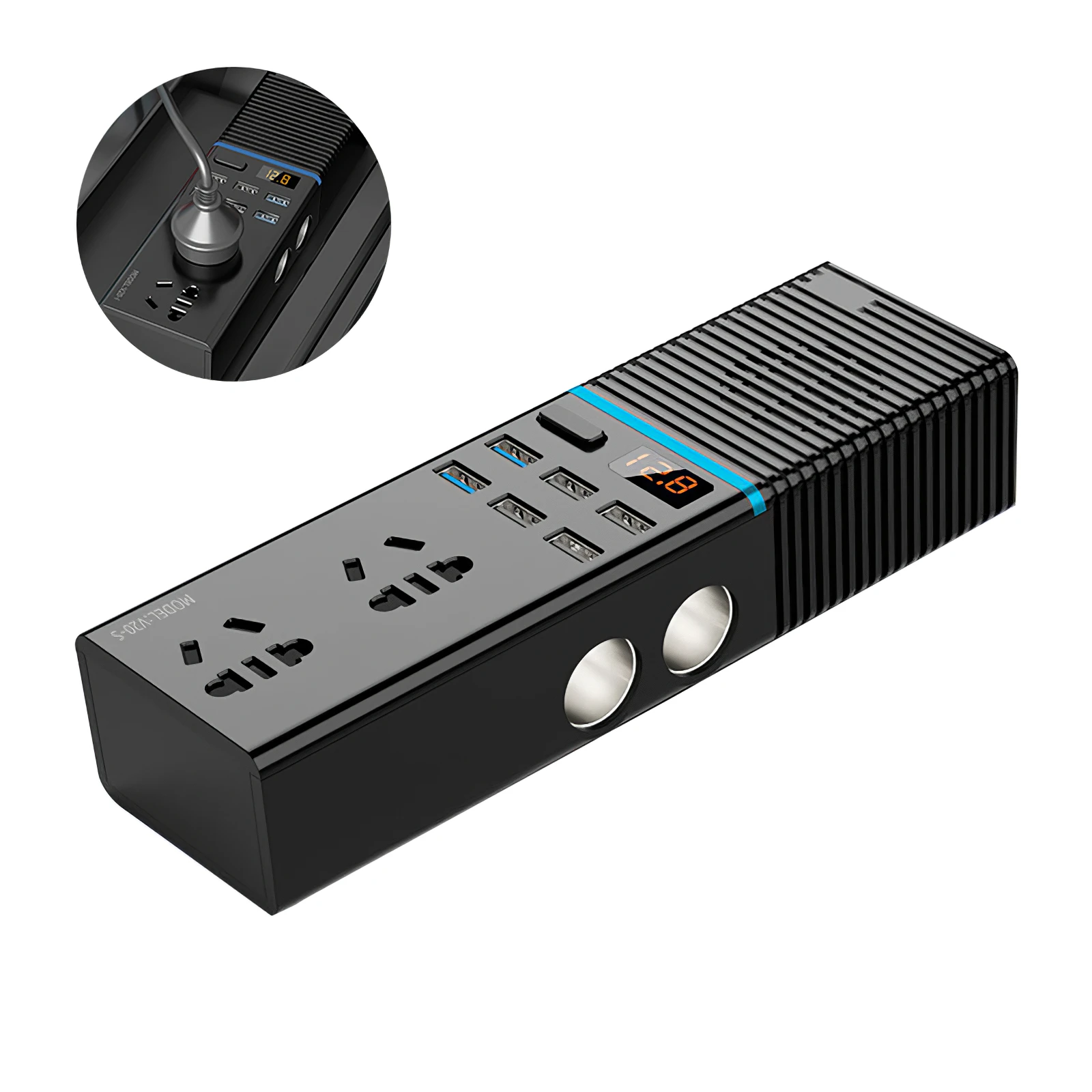 AOZBZ Car Power Inverter 12V to 110V Car Inverter with Cigarette Lighter Port Digital Display for Cars Vehicles Auto Accessory
AOZBZ Car Power Inverter 12V to 110V Car Inverter with Cigarette Lighter Port Digital Display for Cars Vehicles Auto Accessory