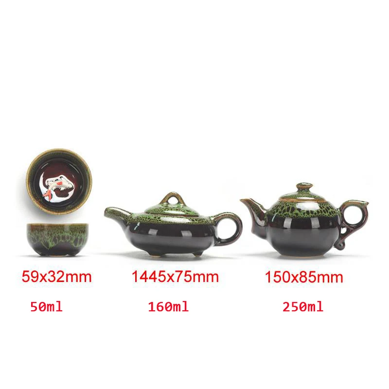 Chinese Set Ceramic Glaze Teapot Porcelain Teaset Portable Tea Cups Of Tea Ceremony Teaware Sets Gift For Friend
Chinese Set Ceramic Glaze Teapot Porcelain Teaset Portable Tea Cups Of Tea Ceremony Teaware Sets Gift For Friend