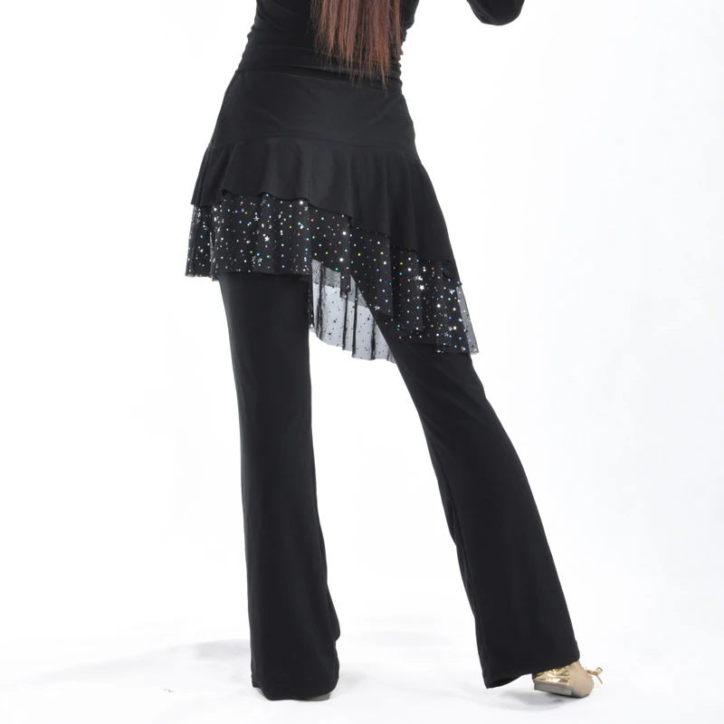 Квадратный танец брюки юбка латинские живота танцевальный костюм LD0033 # |