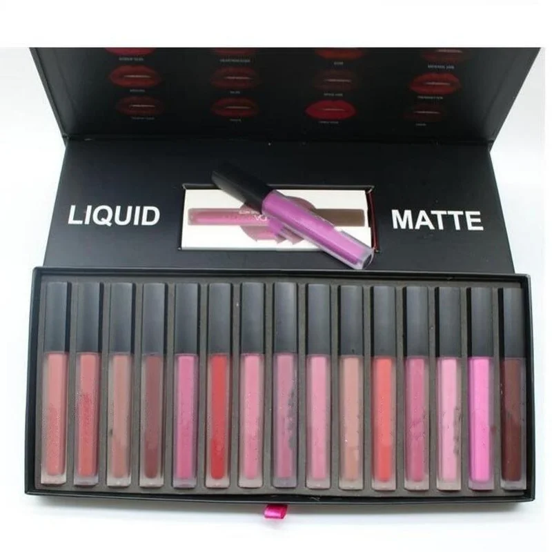 Liquid Matte Lipgloss 16Pcs Lipstick Set Waterproof Cosmetics Lip Gloss Kit Cosmetics Kit For Women
Liquid Matte Lipgloss 16Pcs Lipstick Set Waterproof Cosmetics Lip Gloss Kit Cosmetics Kit For Women
