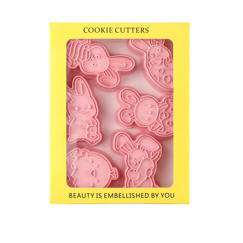 6Pcs/Set Food Grade Cookie Mold Rabbit Biscuit Embossing Mould Easter Rabbit Biscuit Cutter Plunger For Sop Cake Decor Tool
6Pcs/Set Food Grade Cookie Mold Rabbit Biscuit Embossing Mould Easter Rabbit Biscuit Cutter Plunger For Sop Cake Decor Tool