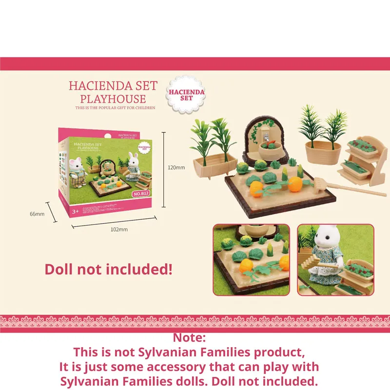 Mini real hacienda farm tools vegetable supply model miniature house set Accessory toy for kid(no doll)
Mini real hacienda farm tools vegetable supply model miniature house set Accessory toy for kid(no doll)