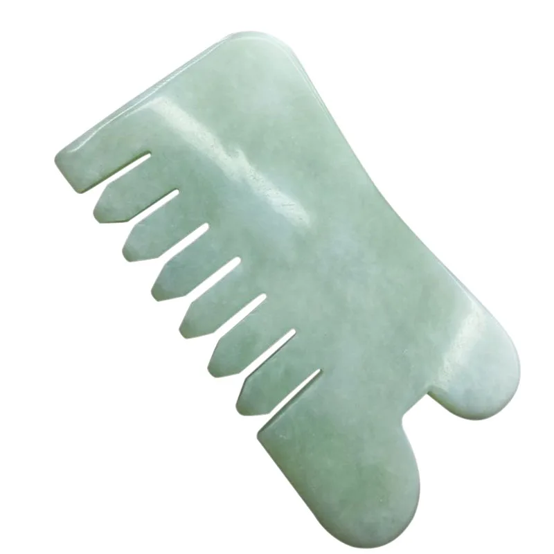 Massage Scalp Hair Combs Natural Jade Stone Guasha Gua Sha Board Comb Shape Massage Hand Massager Relaxation Comb Health Care
Massage Scalp Hair Combs Natural Jade Stone Guasha Gua Sha Board Comb Shape Massage Hand Massager Relaxation Comb Health Care