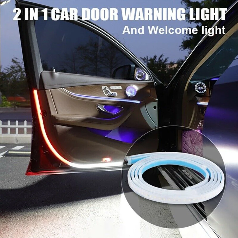 OKEEN 2pcs 120cm Car door Decorative Lamp Strobe warning door open Anti Rear-end Collision Safety Welcome Light waterproof
OKEEN 2pcs 120cm Car door Decorative Lamp Strobe warning door open Anti Rear-end Collision Safety Welcome Light waterproof