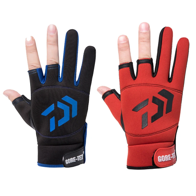 Daiwa Half Finger Fishing Gloves 3 Fingerless Gloves Outdoor Sports Non-Slip Fishing Protective Gloves Fishing Accessories 
Daiwa Half Finger Fishing Gloves 3 Fingerless Gloves Outdoor Sports Non-Slip Fishing Protective Gloves Fishing Accessories