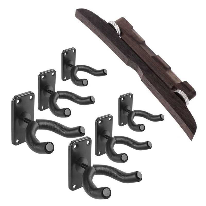 1 Pcs Adjustable Rosewood Mandolin Guitar Bridge & 6 Pcs Guitar Holder Guitar Hanger Wall Hook Stand
1 Pcs Adjustable Rosewood Mandolin Guitar Bridge & 6 Pcs Guitar Holder Guitar Hanger Wall Hook Stand