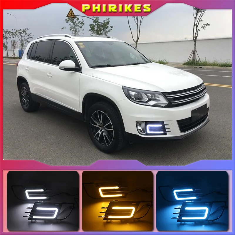 Дневные ходовые огни для Volkswagen Tiguan 2013, 2014, 2015, 2016, дневные ходовые огни DRL с желтыми поворотными ночными синими функциями, 2 шт.
Дневные ходовые огни для Volkswagen Tiguan 2013, 2014, 2015, 2016, дневные ходовые огни DRL с желтыми поворотными ночными синими функциями, 2 шт.