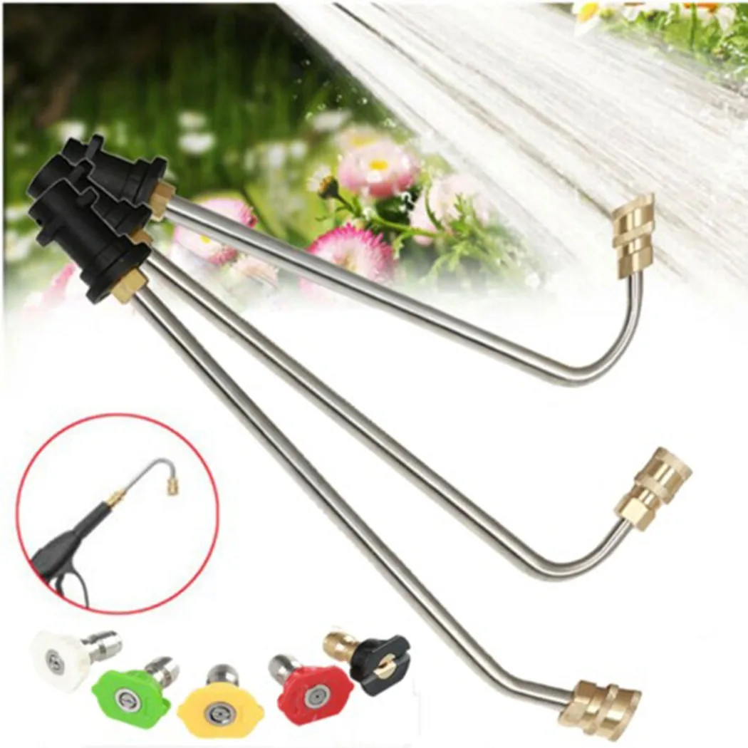 Pressure Washer Lance Spray Wand + 5 Nozzle Tips For Karcher K1 K2 K3 K4 -K7 For Garden Irrigation And Car Washing
Pressure Washer Lance Spray Wand + 5 Nozzle Tips For Karcher K1 K2 K3 K4 -K7 For Garden Irrigation And Car Washing