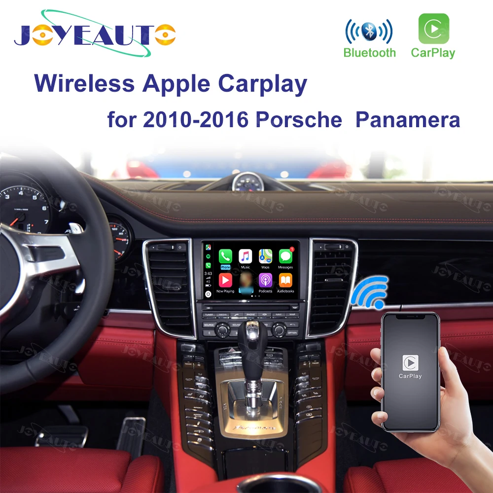 Joyeauto беспроводной Apple Carplay для Porsche Panamera Boxster 718 911 PCM3.1 2010 2016 Android Авто iOS13 зеркальный