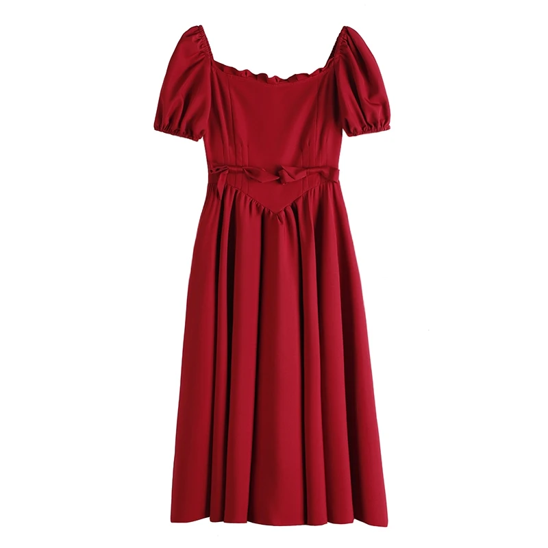 Summer 2021 New Waist Slimming Elegant Hepburn Style French Retro Kikyou Dress Court Style Fairy Dress
Summer 2021 New Waist Slimming Elegant Hepburn Style French Retro Kikyou Dress Court Style Fairy Dress