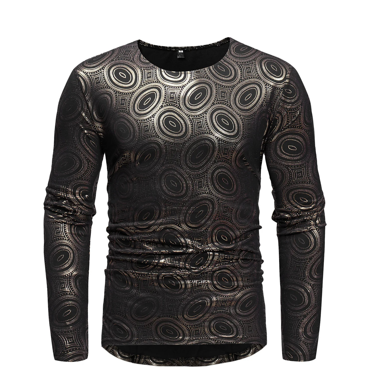 Golden Bronzing Long Sleeve T Shirt Tops Men Autumn New African Dashiki Print Dress Shirt Male African Clothes Tee Shirt Homme
Golden Bronzing Long Sleeve T Shirt Tops Men Autumn New African Dashiki Print Dress Shirt Male African Clothes Tee Shirt Homme